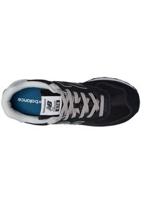 Buty męskie New Balance ML574EVB - czarne. Okazja: na co dzień. Kolor: czarny. Materiał: zamsz, materiał, syntetyk, guma. Szerokość cholewki: normalna. Model: New Balance 574 #6