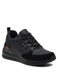 skechers - Skechers Sneakersy Subtle Spots 155616/BBK Czarny. Kolor: czarny. Materiał: skóra #6