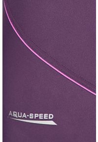 Aqua Speed - Strój kąpielowy Sophie. Kolor: fioletowy. Materiał: materiał, dzianina, poliamid, elastan. Rodzaj stanika: odpinane ramiączka. Wzór: gładki #3