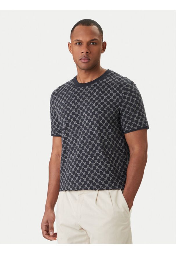 JOOP! T-Shirt Victormanuel 30101945 Granatowy Regular Fit. Kolor: niebieski. Materiał: bawełna, lyocell