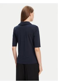 Calvin Klein Polo LV044C221G Granatowy Slim Fit. Typ kołnierza: polo. Kolor: niebieski. Materiał: syntetyk #3