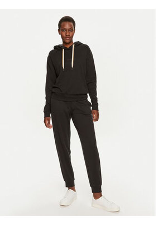 BOSS - Boss Bluza CP Stripe 50524760 Czarny Regular Fit. Kolor: czarny. Materiał: bawełna