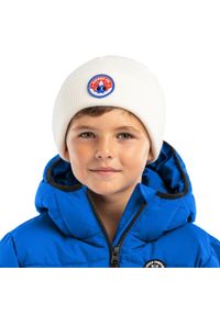 SIROKO - Czapka zimowa beanie dziecięca Yeti. Kolor: biały. Materiał: materiał. Sezon: zima. Styl: sportowy, casual #1