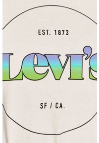 Levi's® - Levi's T-shirt 17369.1295-Neutrals. Okazja: na spotkanie biznesowe, na co dzień. Kolor: biały. Wzór: nadruk. Styl: biznesowy, casual #3