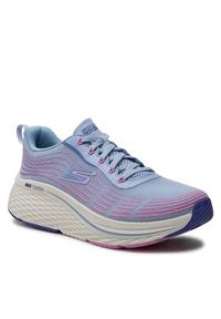 skechers - Skechers Buty do biegania Max Cushioning Elite 2.0- 129600/LBPK Niebieski. Kolor: niebieski. Materiał: materiał #3