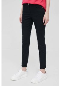 Pennyblack jeansy damskie kolor czarny medium waist. Kolor: czarny