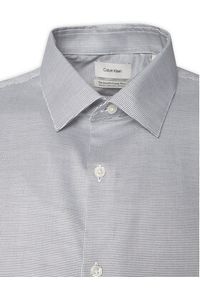 Calvin Klein Koszula LV019EU057 Niebieski Slim Fit. Kolor: niebieski. Materiał: bawełna #4