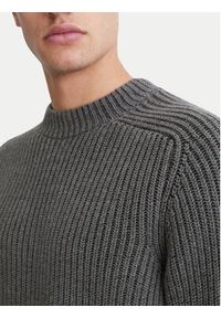 Marc O'Polo Sweter 429 6018 60318 Szary Regular Fit. Typ kołnierza: polo. Kolor: szary. Materiał: wełna, bawełna #3