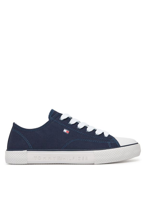 TOMMY HILFIGER - Trampki Tommy Hilfiger. Kolor: niebieski