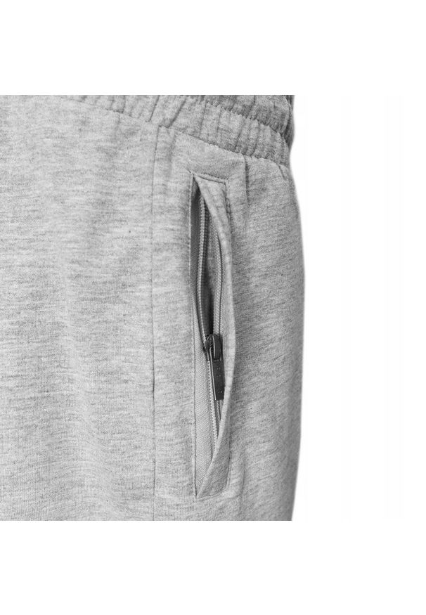 Męskie Krótkie Spodenki Dresowe (Szorty) - Pako Jeans - Popielate. Kolor: szary. Materiał: bawełna, wiskoza. Długość: krótkie. Sezon: lato. Styl: sportowy