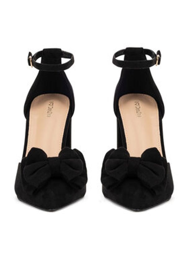 DeeZee Czółenka WS1001-01 Czarny. Kolor: czarny. Materiał: skóra