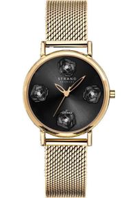 Zegarek Strand Zegarek damski Strand S733LXGBMG CYRKONIE złoty. Kolor: złoty #1