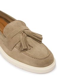 TOMMY HILFIGER - Tommy Hilfiger Loafersy Light Suede Tassel Loafer FW0FW09285 Brązowy. Kolor: brązowy. Materiał: skóra, zamsz #6