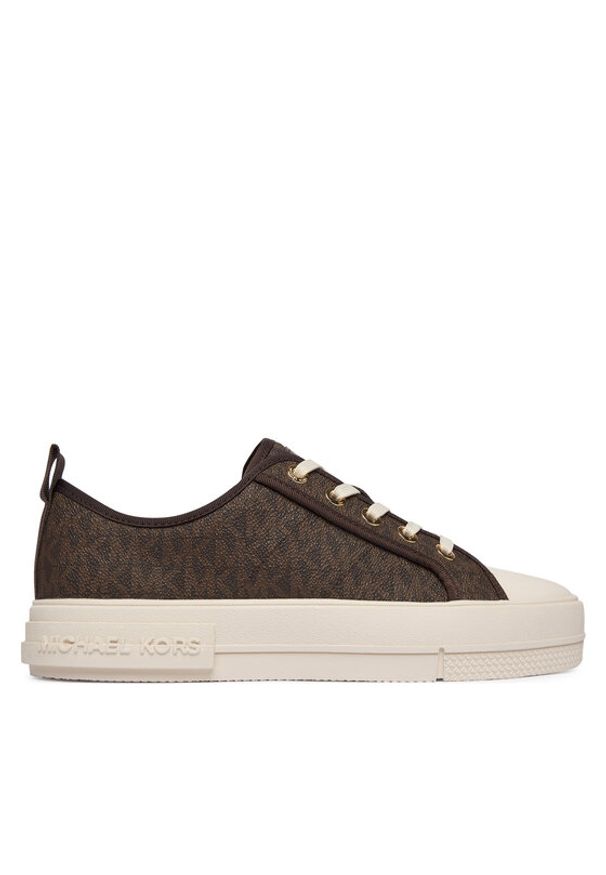 MICHAEL Michael Kors Sneakersy Emmy 43F5EYFS1B Brązowy. Kolor: brązowy. Materiał: materiał