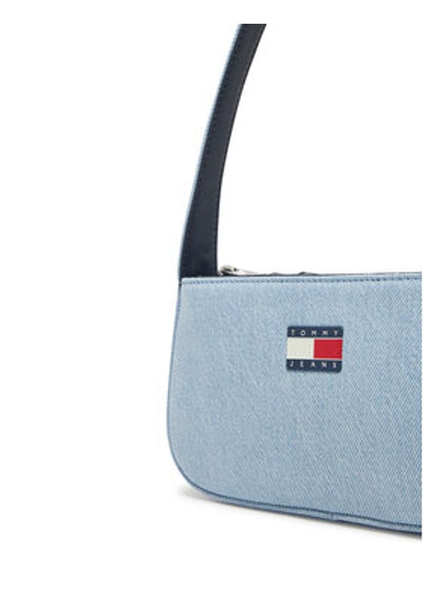 Tommy Jeans Torebka Tjw Ess Must Shoulder Bag Denim AW0AW17363 Błękitny. Kolor: niebieski
