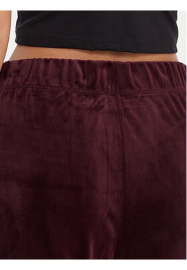 DKNY Sport Spodnie dresowe DP5P3702 Bordowy Regular Fit. Kolor: czerwony. Materiał: syntetyk
