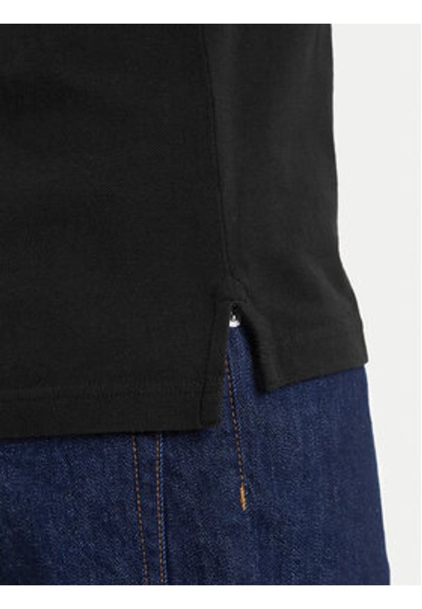 Tommy Jeans Polo DM0DM22711 Czarny Regular Fit. Typ kołnierza: polo. Kolor: czarny. Materiał: bawełna