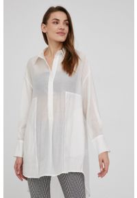 Answear Lab bluzka damska kolor biały. Kolor: biały. Materiał: tkanina. Długość: krótkie. Styl: wakacyjny #3