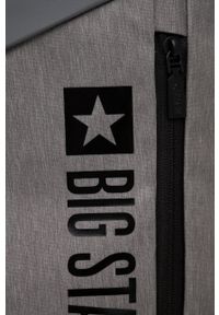 Big Star Accessories Plecak męski kolor szary duży z nadrukiem. Kolor: szary. Wzór: nadruk #3