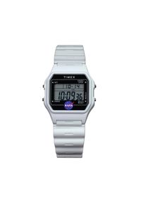 Timex Zegarek Main Street Classic TW2Y13500 Biały. Kolor: biały. Styl: street #1