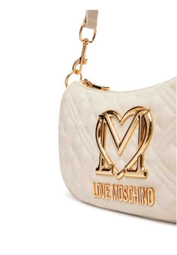 Love Moschino - LOVE MOSCHINO Torebka JC4301PP0MK1211A Écru. Materiał: skórzane