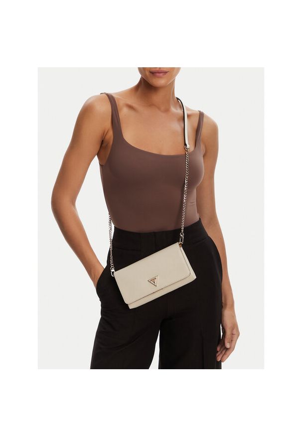 Torebka Guess. Kolor: kremowy