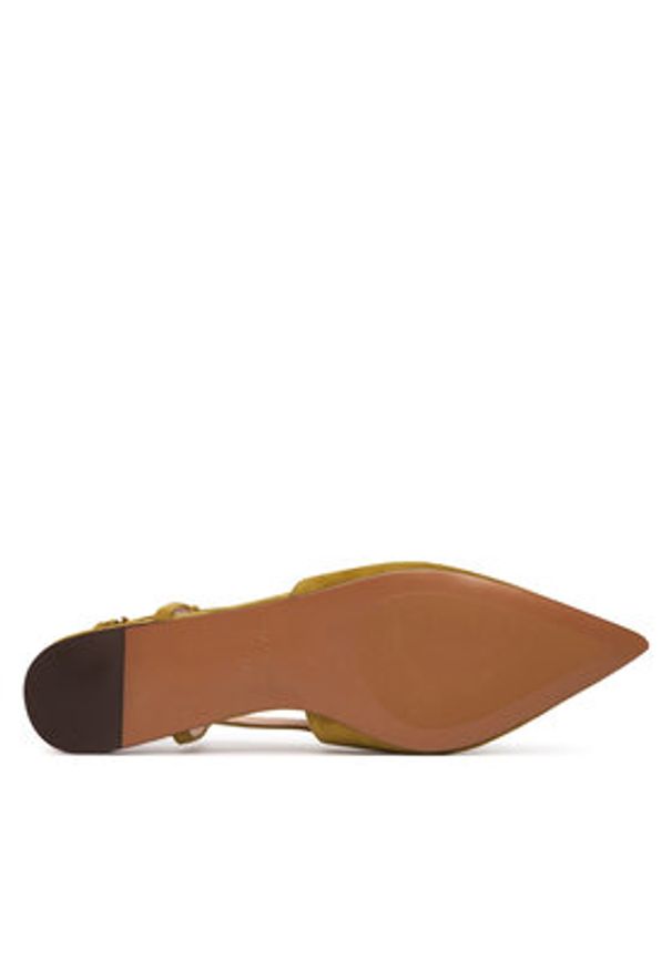 Coccinelle Baleriny C-ME E4 SB2 21 02 01 Zielony. Kolor: zielony. Materiał: zamsz, skóra