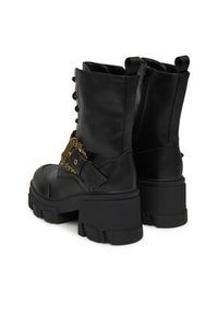 Versace Jeans Couture Botki 79VA3S86 71570 899 Czarny. Kolor: czarny. Materiał: skóra #5
