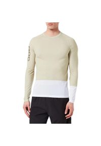 Koszulka męska POC MTB Pure LS Jersey z długim rękawem. Kolor: zielony, biały, wielokolorowy. Materiał: jersey. Długość rękawa: długi rękaw. Długość: długie. Sport: kolarstwo