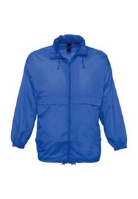 SOL'S - Wiatrówka Unisex Surf Dla Dorosłych. Kolor: niebieski