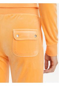 Juicy Couture Spodnie dresowe Del Ray JCAP180 Pomarańczowy Regular Fit. Kolor: pomarańczowy. Materiał: syntetyk