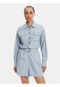 Liu Jo Kombinezon UA5156 D4989 Błękitny Regular Fit. Kolor: niebieski. Materiał: bawełna