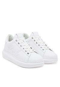 Karl Lagerfeld - KARL LAGERFELD Sneakersy Kapri KL62572A Biały. Kolor: biały. Materiał: skóra #4