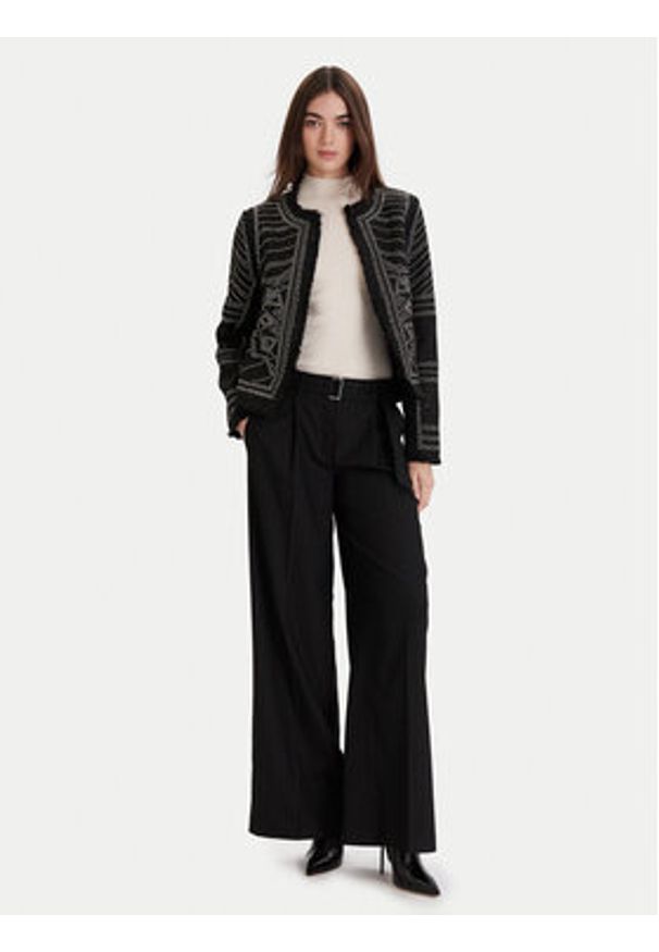 Morgan Marynarka 252-VCLIKY Czarny. Kolor: czarny. Materiał: syntetyk