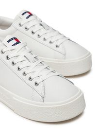 Tommy Jeans Sneakersy Tjw Foxing Flatform Sneaker EN0EN02567 Écru. Materiał: skóra #6