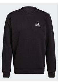 Adidas - adidas Bluza Essentials Fleece Sweatshirt GV5295 Czarny Regular Fit. Kolor: czarny. Materiał: bawełna #6