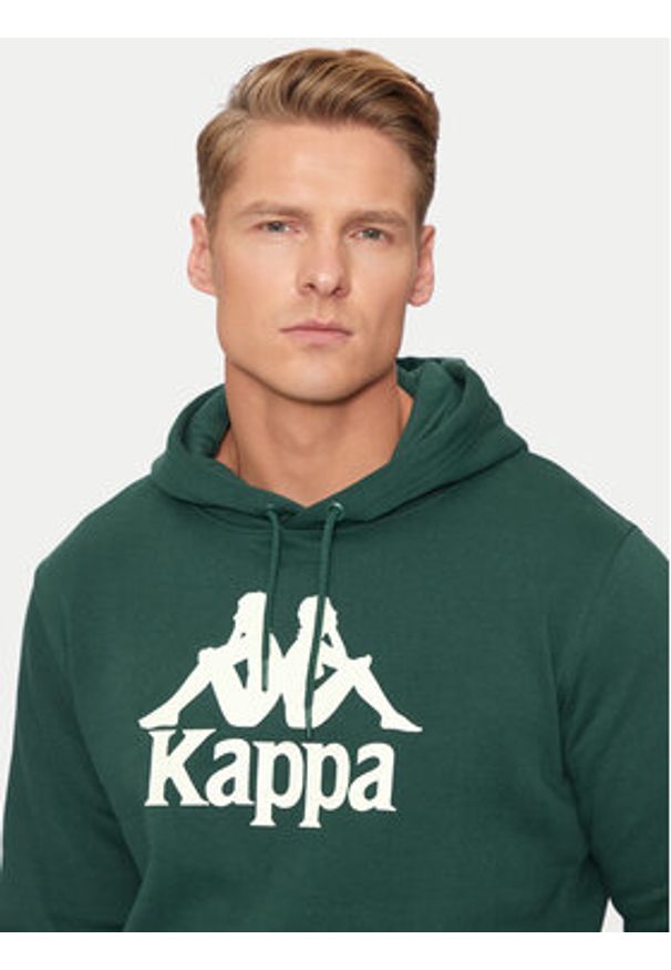 Kappa Bluza Malmo 3 Auth Kontemporary 341M43W Zielony Regular Fit. Kolor: zielony. Materiał: bawełna