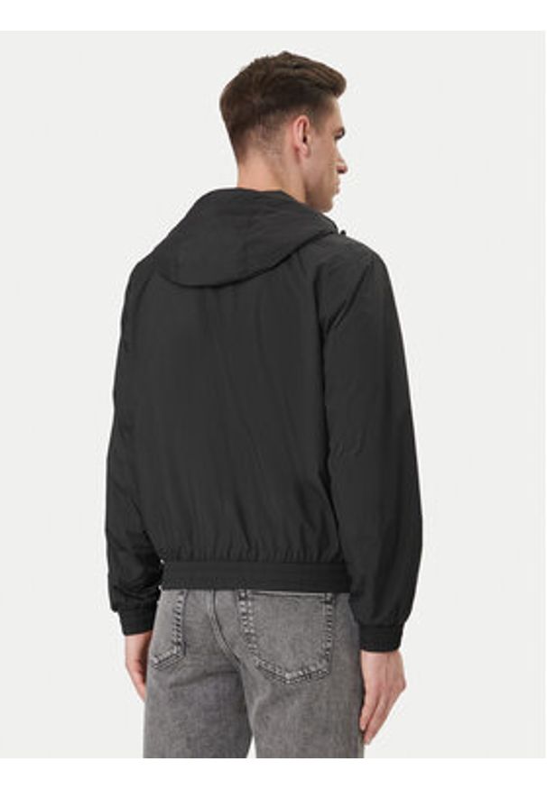 Calvin Klein Jeans Wiatrówka Harrington LV04RF521G Czarny Regular Fit. Kolor: czarny. Materiał: syntetyk