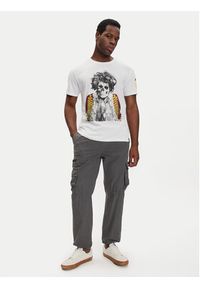 Brave Soul T-Shirt MTS-149CAPITOL Biały Regular Fit. Kolor: biały. Materiał: bawełna #3