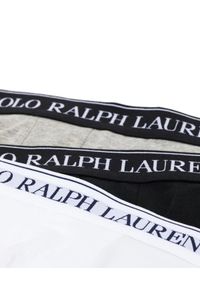 Ralph Lauren - RALPH LAUREN - Bawełniane bokserki (3-pak). Stan: obniżony. Kolor: szary. Materiał: bawełna. Wzór: napisy