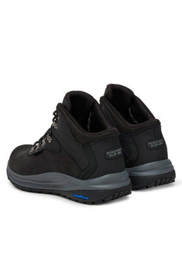 skechers - Skechers Trekkingi Meroe 205285 BLK Czarny. Kolor: czarny. Materiał: skóra. Sport: turystyka piesza