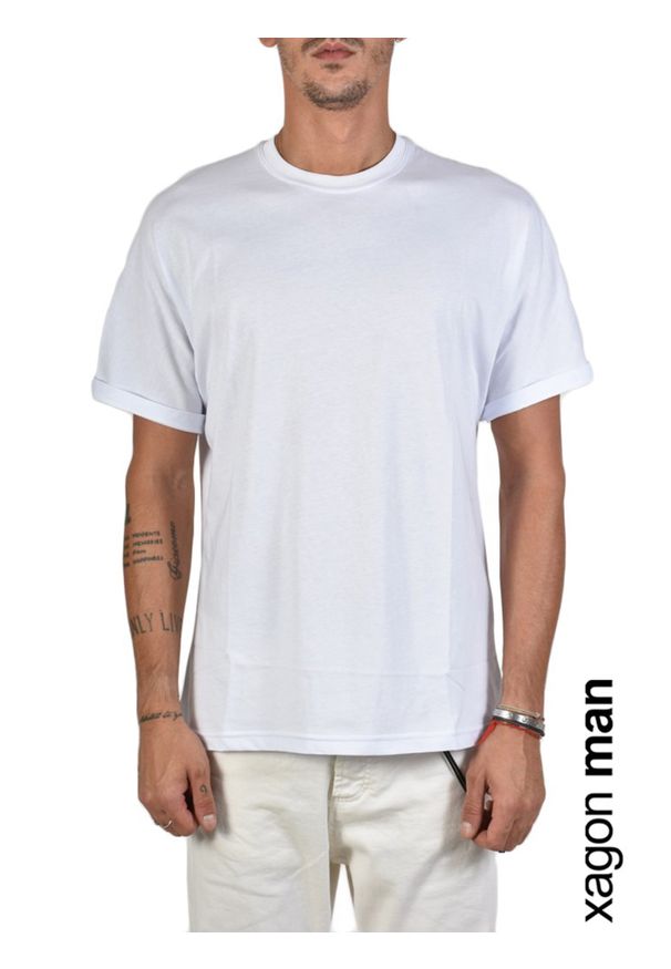 Xagon Man T-Shirt. Okazja: na co dzień. Materiał: bawełna. Wzór: nadruk. Styl: casual