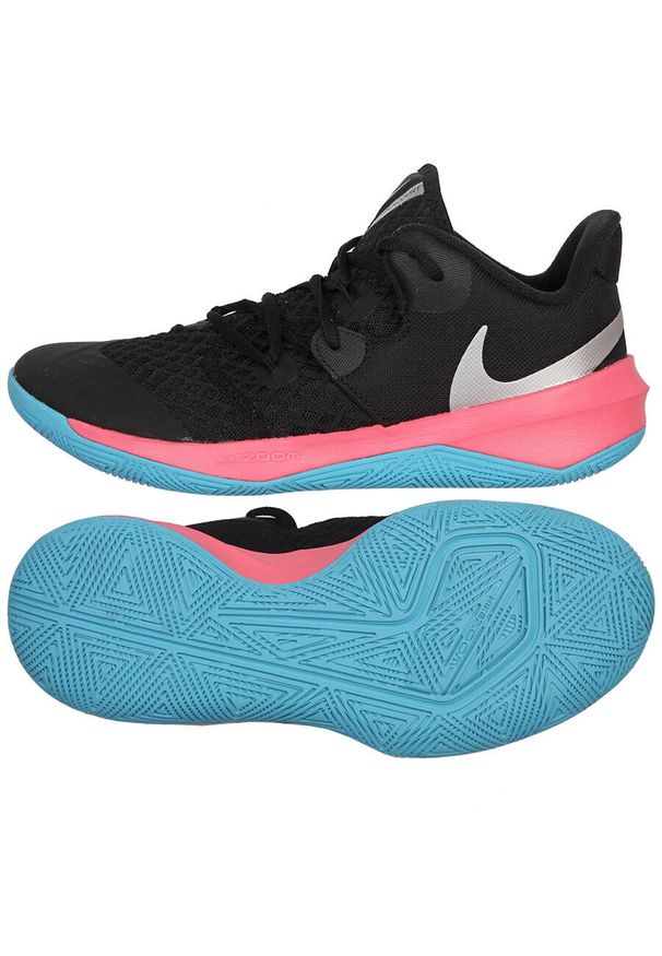 Buty siatkarskie męskie Nike Zoom Hyperspeed Court. Kolor: czarny. Materiał: syntetyk. Model: Nike Zoom, Nike Court. Sport: siatkówka