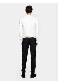 Sisley Sweter 10F2S1C78 Beżowy Slim Fit. Kolor: beżowy. Materiał: bawełna #6
