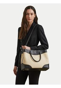 Lauren Ralph Lauren - LAUREN RALPH LAUREN Torebka Marcy 431966776002 Beżowy. Kolor: beżowy #5