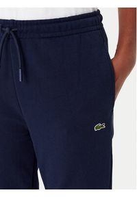 Lacoste Spodnie dresowe XF9216 Granatowy Regular Fit. Kolor: niebieski. Materiał: bawełna #3