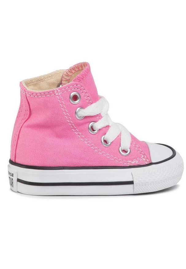 Buty Córka Converse Chuck Taylor All Star Hi róża. Okazja: na co dzień. Kolor: różowy. Materiał: materiał. Model: Converse All Star