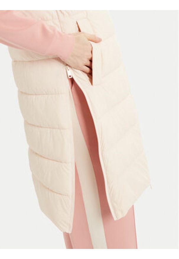 Guess Bezrękawnik V4RL01 WFYE2 Biały Regular Fit. Kolor: biały. Materiał: syntetyk. Długość rękawa: bez rękawów