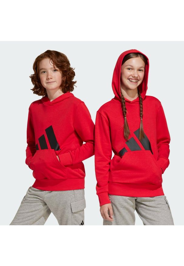 Bluza Adidas Sport J Bl Ft Hd 280 Dzieci. Kolor: czarny, czerwony, wielokolorowy. Sport: joga i pilates