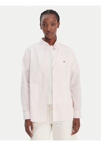 Tommy Jeans Koszula DW0DW22211 Różowy Regular Fit. Kolor: różowy. Materiał: bawełna #1